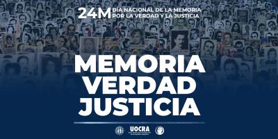 24M Día Nacional de la Memoria por la Verdad y la Justicia