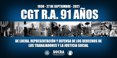  91 Aniversario de la CGT RA