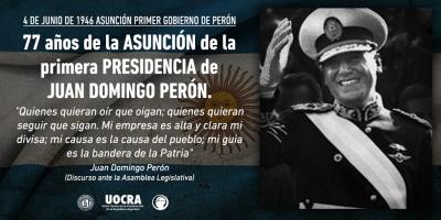 ASUNCIÓN PRIMER GOBIERNO DE PERÓN