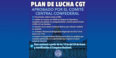 DECISIÓN UNÁNIME DEL COMITÉ CENTRAL CONFEDERAL DE LA CGT