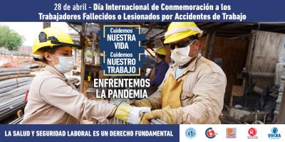 Día Internacional de Conmemoración a los Trabajadores Fallecidos o Lesionados por Accidentes de Trabajo