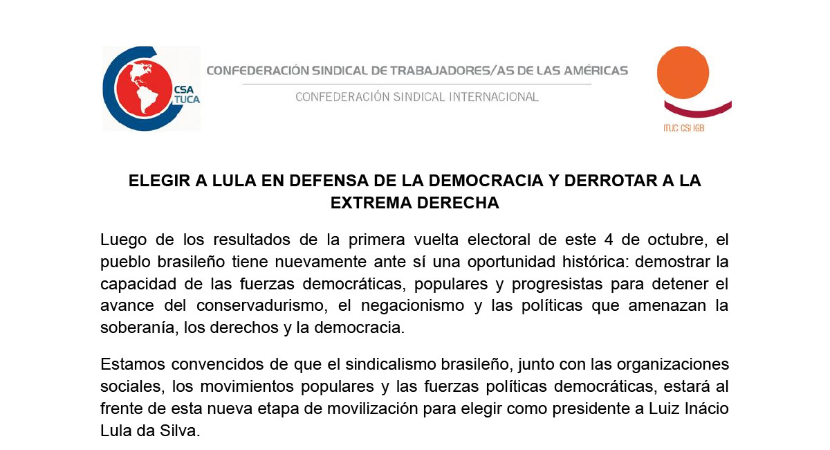 Elecciones en Brasil