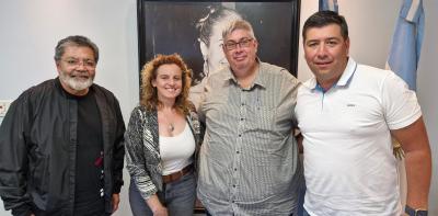 Gerardo Martínez encabezó la reunión de la CGT RA con Marcus Strohmeier, dirigente de la Federación Austríaca de Sindicatos OGB.