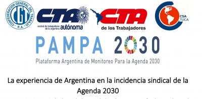 La experiencia de Argentina en la incidencia sindical de la Agenda 2030