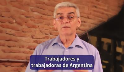 Solidaridad sindical con Argentina