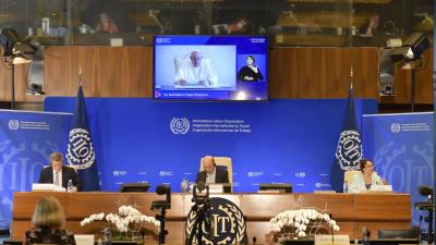 Papa Francisco en la Cumbre de la OIT: "Salir mejores de la crisis requerirá de una cultura de la solidaridad para contrarrestar la cultura del descarte"