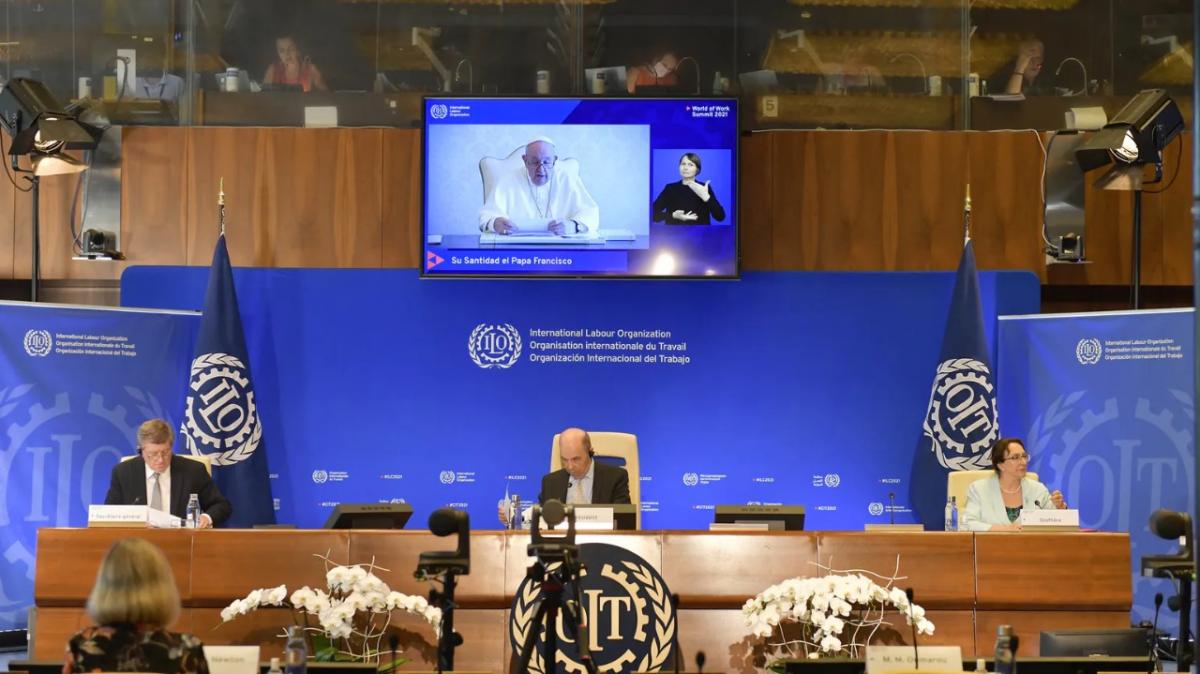 Papa Francisco en la Cumbre de la OIT