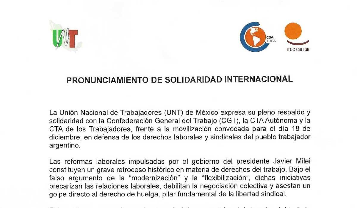 Uni&oacute;n Nacional de Trabajadores de M&eacute;xico