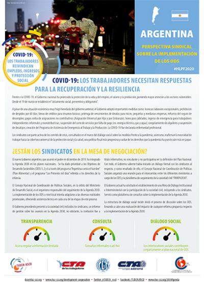 Perspectiva de los sindicatos argentinos sobre la Agenda 2030 en cuatro años de implementación