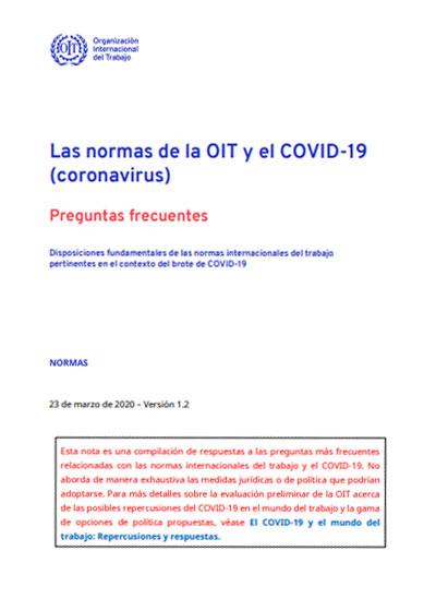Las normas de la OIT y el COVID-19 (coronavirus)